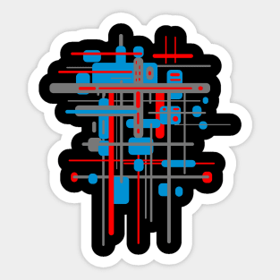 Bauhaus architecture Sticker